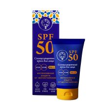 Крем солнцезащитный для лица SPF 50 &quot;Интенсивная защита&quot; Мануфактура Дом природы, 50 мл