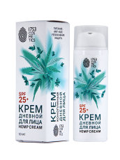 Крем конопляный для лица защита и уход SPF 25+ 1753 cosmetics, 50 мл