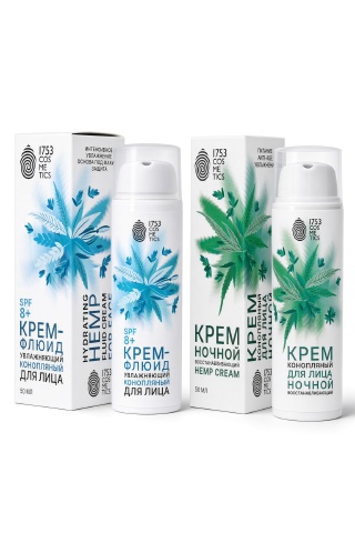 Дуэт кремов для лица 1753 cosmetics