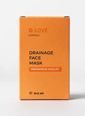 Маска для лица лимфодренажная "Persimmon Kinglet" G.Love, по саше 6 мл / коробка 8 саше
