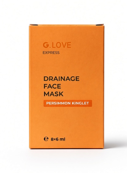 Маска для лица лимфодренажная "Persimmon Kinglet" G.Love, по саше 6 мл / коробка 8 саше